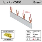 Sep kam vork M6 1 fase 4 polig grijs, Ophalen of Verzenden, Nieuw