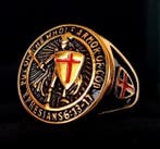 Chevalière - Ordre des Templiers - Serment sacré - Esprit de, Antiek en Kunst