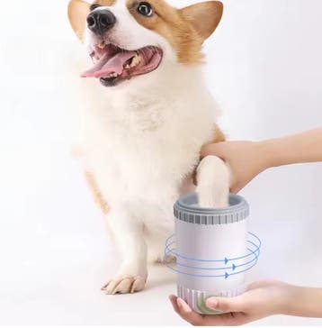 Hond Pootreiniger – Halfautomatische Siliconen Wasbeker, Verzenden, Nieuw