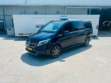 Mercedes-Benz V-Klasse 300d Lang DC amg avantgarde 239/pk, Automaat, Gebruikt, Blauw, Diesel