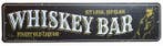 Whiskey bar finest old liquor reclamebord, Verzenden, Nieuw