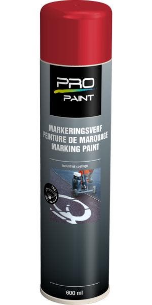 Pro paint markeringsverf 1 stuk, 600 ml, rood, Verzenden, Nieuw