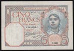 Algérie Algerien Pick 77 a 5 Francs 15/05/1928, Verzenden