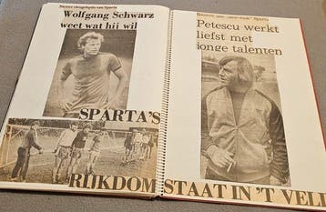 Orginele krantenknipsels Sparta - 1970, Verzamelen, Nieuw