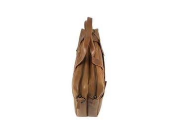 BURKELY Vintage Jesse - Aktetas - Laptopvak 14 inch - Cognac, Verzenden, Zo goed als nieuw