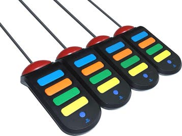 Sony Playstation 2/3 Buzzers Bedraad, Verzenden, Zo goed als nieuw