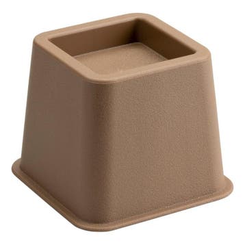 Bedverhogers / Meubelverhogers 8 cm - BRUIN, Diversen, Verpleegmiddelen, Ophalen of Verzenden, Nieuw