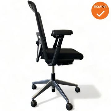 Haworth Comforto 59 - nieuwe stoffering - chroom voetkruis, Werkplek, Ophalen of Verzenden, Gebruikt, Stoel