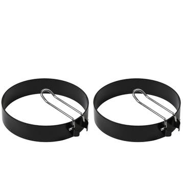 Benson Kookring set - Staal en PTFE - Ø10 cm - 2 stuks -..., Ophalen of Verzenden, Nieuw