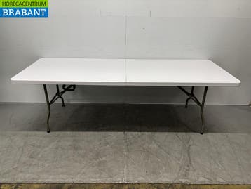 Bolero Opklapbare Kunststof Tafel 244 x 86 x 74 cm Horeca, Ophalen of Verzenden, Nieuw in verpakking