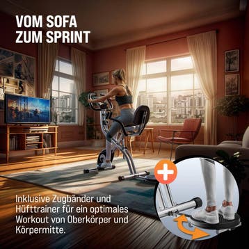 Hometrainer Eagle 4 Compatibel met hartslagsensor-app, Verzenden, Nieuw