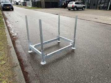Bouwpallet, stapelrack, stapelpallet, set aanbieding, Elwina, Ophalen, 100 cm of meer, Opvouwbaar, 60 cm of meer
