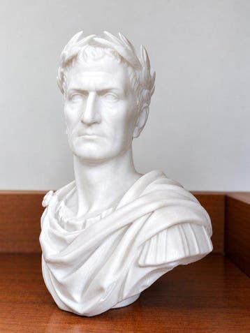 Buste, Busto, Giulio Gaio Cesare collezione storica Bianco -