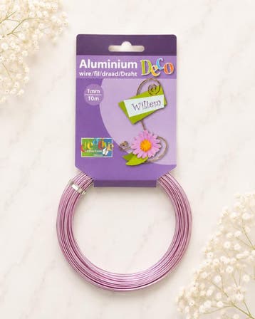 1 rol Vaessen Creative aluminiumdraad 1 mm × 10 meter – R, Ophalen of Verzenden, Nieuw, Kraal