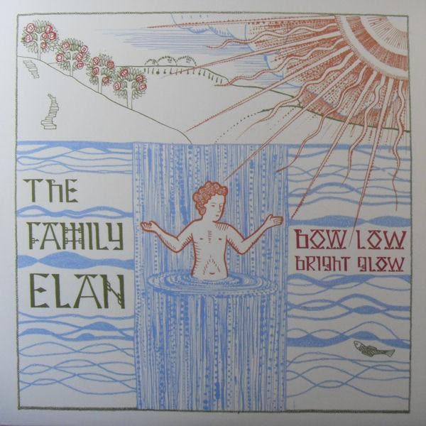 LP gebruikt - The Family Elan - Bow Low Bright Glow, Cd's en Dvd's, Vinyl | Rock, Zo goed als nieuw, Overige formaten, Verzenden