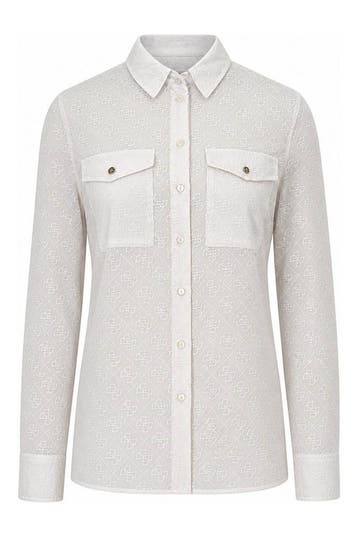 Guess Blouse in maat S Wit, Guess, Verzenden, Gedragen, Wit