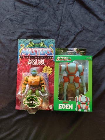 Mattel - Speelgoed Snake Men Infiltrator; Eden E-92 -
