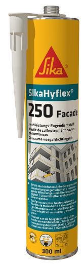 Sika Bouw Sikahyflex 250 facade gevelkit 300 ml, betongrijs,, Verzenden, Nieuw