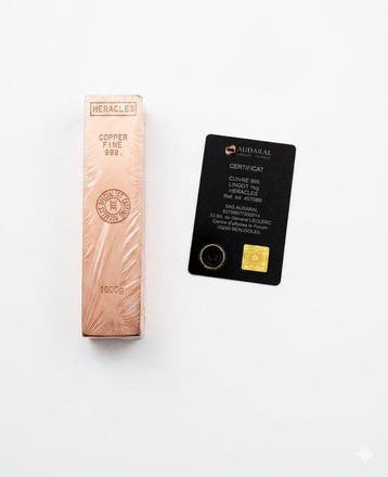1 kilogram - Koper .999 - Copper - Fonderie Heracles -
