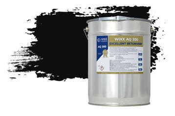 Wixx AQ 300 Excellent Betonverf RAL 9005 | Gitzwart 2.5L, Verzenden, Zwart, Nieuw, Verf
