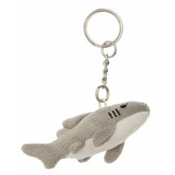 Nature Planet sleutelhanger knuffel - witte haai - pluche, Verzenden, Nieuw