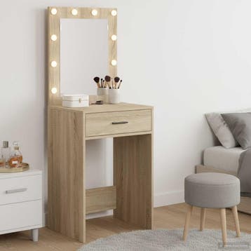 vidaXL Plafondtafel Sonoma Eiken 50 x 41 x 135 cm Bewerkt, Huis en Inrichting, Verzenden, Nieuw