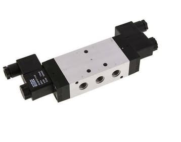 5/3 G1/4  Middenuitlaat Magneetventiel 12V DC, Verzenden, Nieuw
