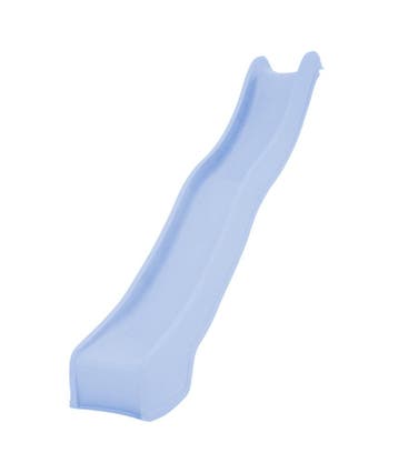 Glijbaan 3 meter met wateraansluiting pastel blauw kunststof, Ophalen of Verzenden, Nieuw