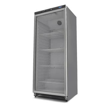 Koelkast - 600 L - Zwart - met Glazen Deur, Verzenden, Nieuw in verpakking, Koelen en Vriezen