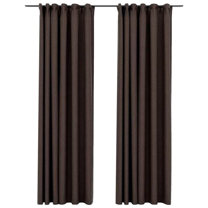 Slaapkamer Gordijnen 140x245 | Retourdeal | Laatste Stuk!, Huis en Inrichting, Stoffering | Gordijnen en Lamellen, Bruin, Zo goed als nieuw