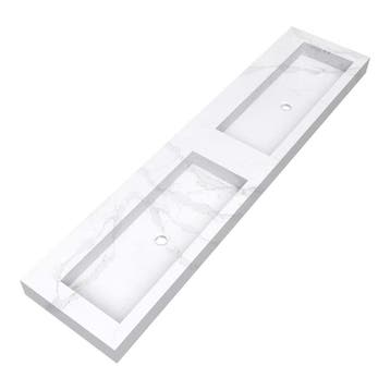Brauer Coral Wastafel - 200 met 2 Spoelbakken en 0, Ophalen of Verzenden, Nieuw
