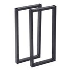 [en.casa] Stalen onderstel Møldrup set van 2 tafelpoot 56x27, Verzenden, Nieuw