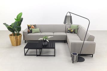 VDG Boavista/Royalty Sunbrella loungeset - Grey - 5-delig -, Verzenden, Nieuw, Overige materialen, Loungeset
