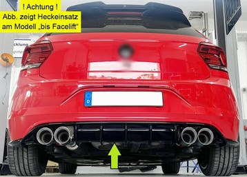 Aggressive Diffuser voor Volkswagen Polo GTI/R-Line Facelift, Ophalen of Verzenden