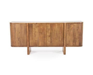 Dressoir Julian Acacia 170 cm - bruin | Eleonora, Ophalen of Verzenden, Nieuw
