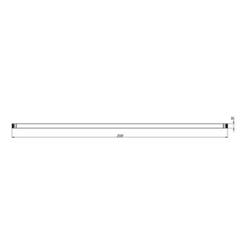 10× FORTEX FX31-L250 enkele truss buis lengte 250 cm zwart, Verzenden, Nieuw