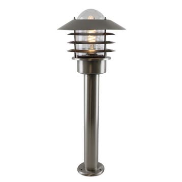 Rvs buitenlamp zilver, Felice, IP44, Ophalen of Verzenden, Nieuw, Glas, Staande lamp
