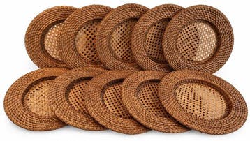 Flamant - Onderbord (10) - Rattan, Bamboe, caning,