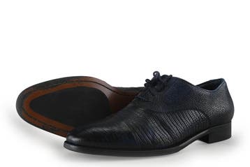 Manfield Veterschoenen in maat 42 Blauw, Kleding | Heren, Schoenen, Manfield, Zo goed als nieuw, Veterschoenen, Verzenden
