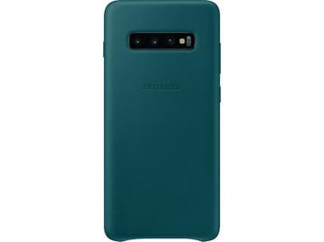 Samsung Galaxy S10 Plus Leather Cover - Groen (Nieuw), Verzenden, Nieuw