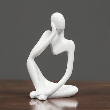 Denker Sculptuur Abstract Beeld - Decor Standbeeld Ornament, Tuin en Terras, Verzenden, Nieuw