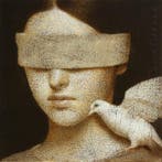 Michal Lukasiewicz - Woman With a Bird XIII