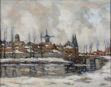 Louis Willem van Soest (1867-1948) - Winterlandschap, Antiek en Kunst, Kunst | Schilderijen | Klassiek