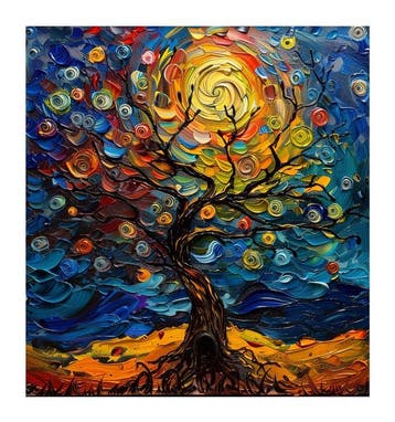 Ana M. (XXI) - Árbol surreal