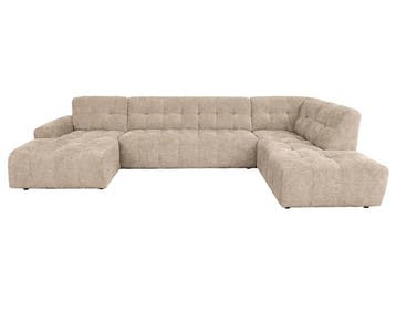 Tower Living U-bank Memphis Chaise L - 3-seater - Ottoman R, Ophalen of Verzenden, Nieuw
