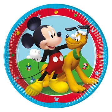 Bordjes Mickey Mouse Rock The Clubhouse (8st), Ophalen of Verzenden, Nieuw