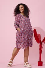 ZHENZI jurk elastische hals Maat:, Kleding | Dames, Jurken, Verzenden, Nieuw, Overige kleuren