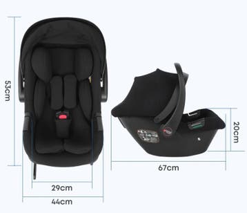 i-Size Baby-autostoeltje voor Pasgeborenen (tot 12 kg), Verzenden, Nieuw