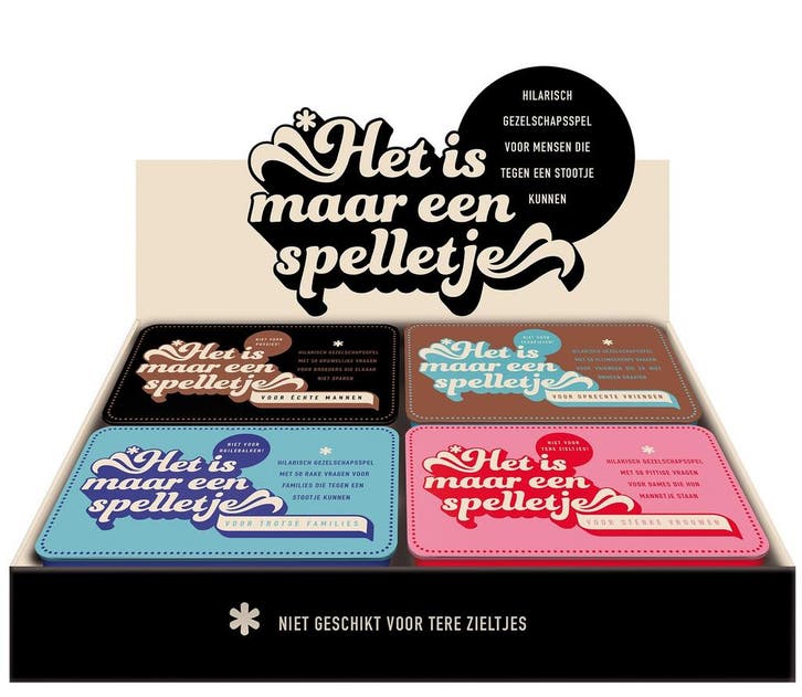 Display - Het Is Maar Een Spelletje - 4T X 4 Ex. |  | Nieuw, Boeken, Overige Boeken, Nieuw, Ophalen of Verzenden