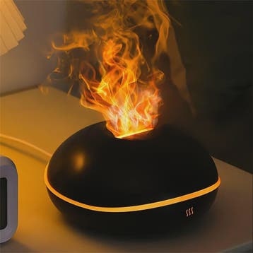 Vlam Luchtbevochtiger met Aroma Diffuser en Kleurrijk Nachtl, Witgoed en Apparatuur, Verzenden, Nieuw